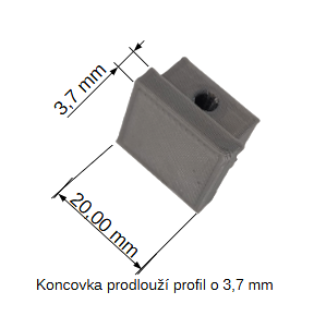 Koncovka 20 x 20